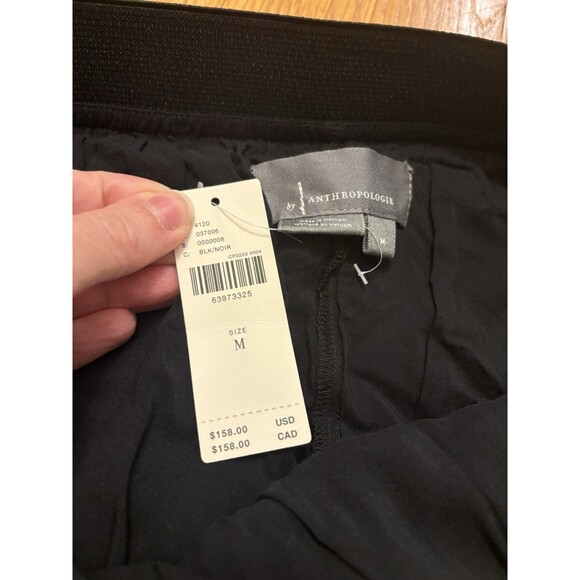 Anthropologie Cheri Ruffled tulle Skirt Black Midi Long Size M NEW NWT $158 - Picture 5 of 5